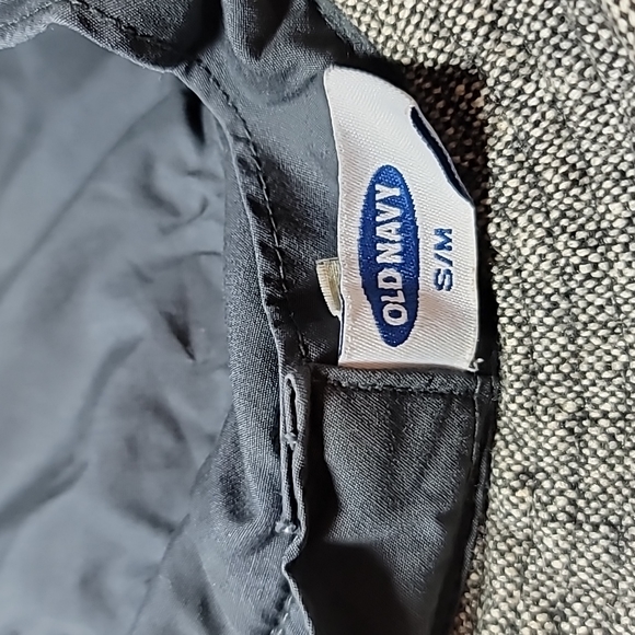 Old Navy bucket style hat black/white tweedy fabric cotton lined Sm-M - Picture 3 of 7